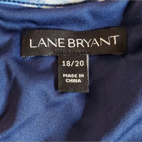 Lane Bryant Womens Spring/Summer Blouse Cascading Ruffles Size 18/20 - Picture 7 of 11